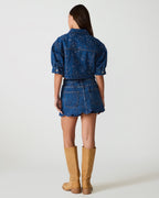 DELILAH SKORT BLUE DEPTHS