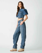 AUSTIN JEAN BLUE HEATHER