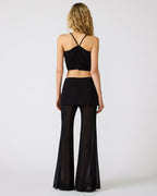 PANTALON EN MAILLE VEADA NOIR