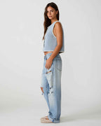 ANNYA SWEATER VEST BLUE ICE