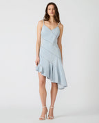 ELLIS DRESS HAZEY BLUE - HAZEY BLUE / XXS