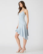ELLIS DRESS HAZEY BLUE