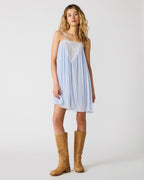 HELLEN DRESS BLUE ICE - BLUE ICE / XXS