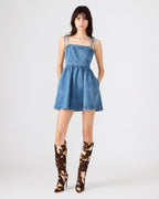 ROBE MEAGHAN BLEU CHINÉ