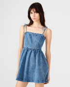ROBE MEAGHAN BLEU CHINÉ