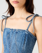 ROBE MEAGHAN BLEU CHINÉ