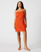 ROBE MAUREENE ROUGE SALSA