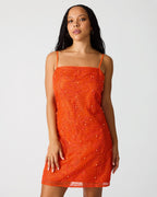 ROBE MAUREENE ROUGE SALSA