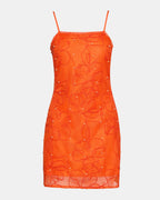 ROBE MAUREENE ROUGE SALSA