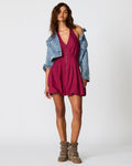 DIANNA DRESS DARK RED
