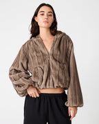 VESTE MAVIS GRIS ARGENT