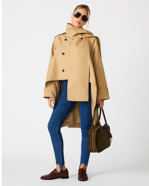 CASPIAN JACKET MEDIUM KHAKI - MEDIUM KHAKI / XS