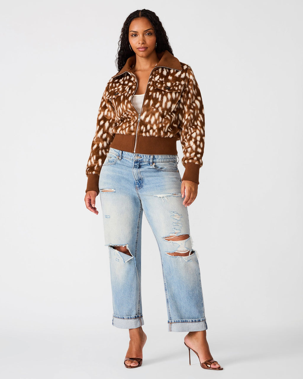 HUNTON JACKET ABSTRACT DOT