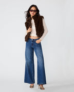 GILET LUXIE ESPRESSO FONCÉ