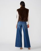 GILET LUXIE ESPRESSO FONCÉ
