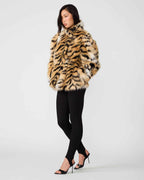 ALEXX COAT BLACK MULTI