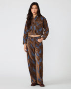 DOVE JACKET TEAL PAISLEY - TEAL PAISLEY / XS