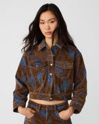 DOVE JACKET TEAL PAISLEY