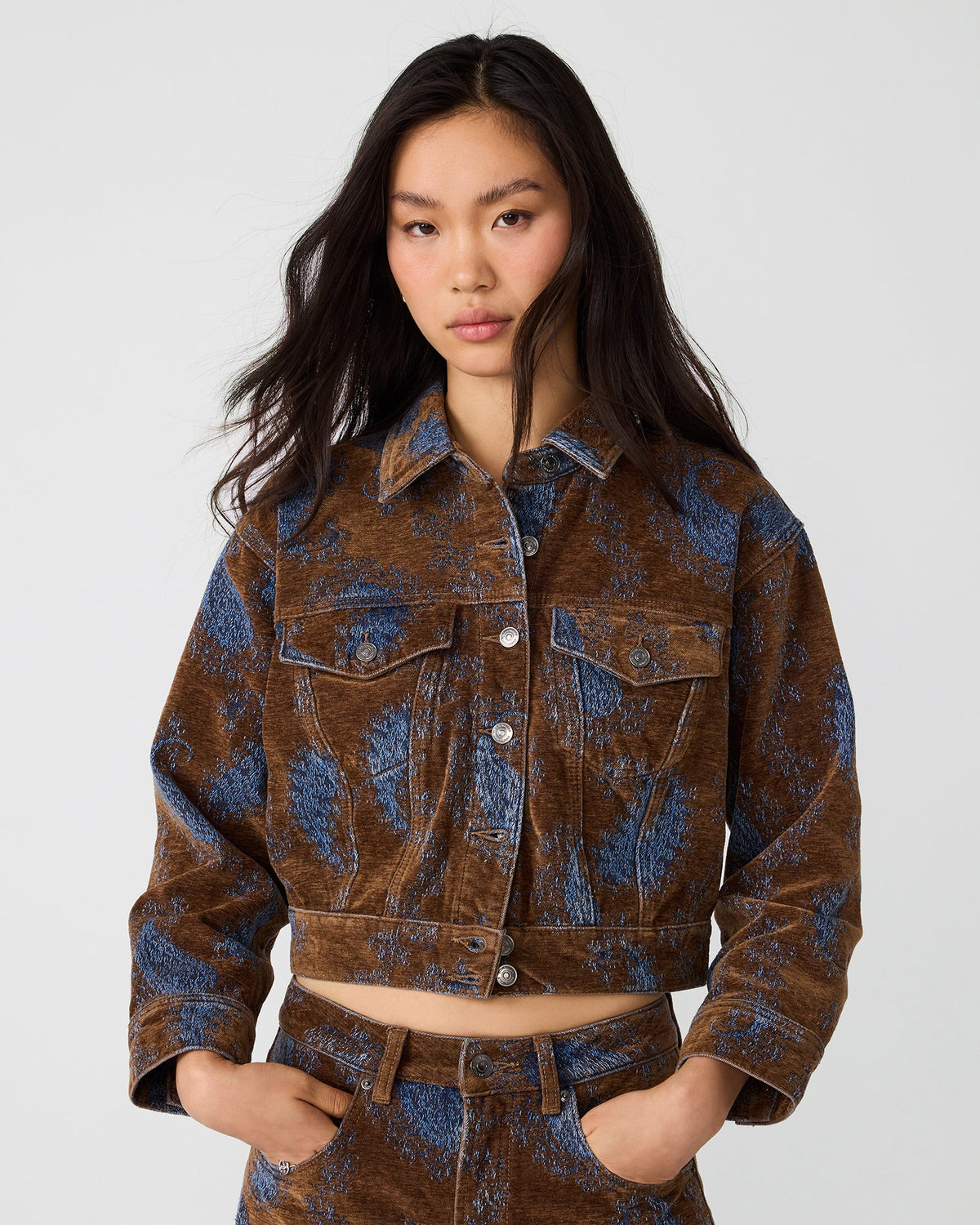 DOVE JACKET TEAL PAISLEY