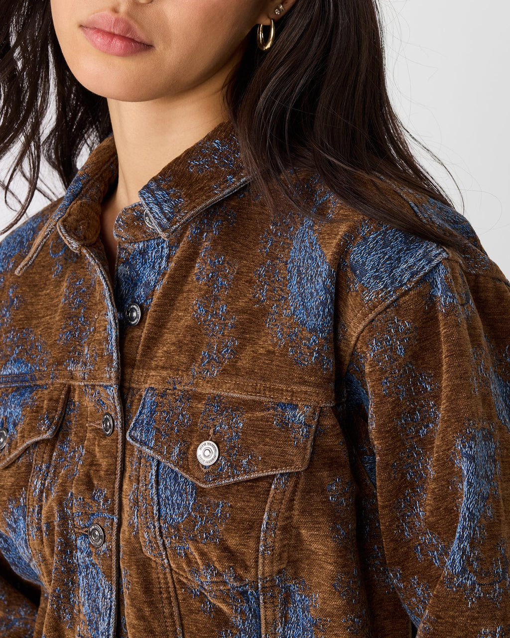 DOVE JACKET TEAL PAISLEY