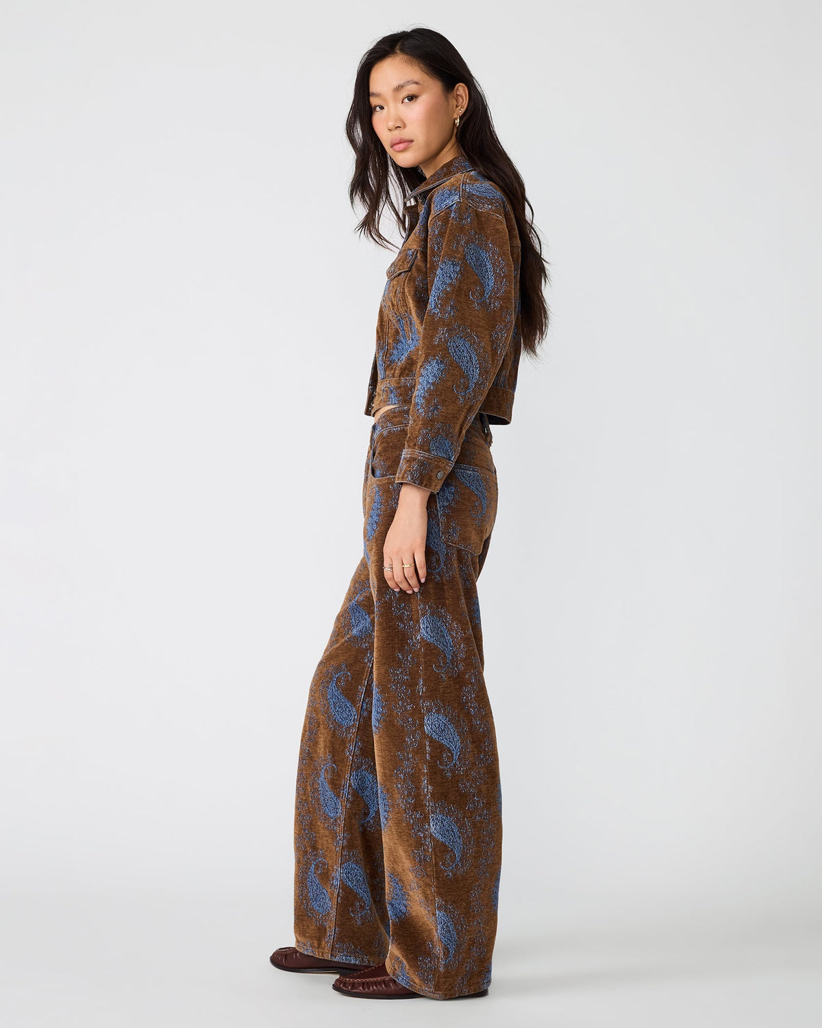 DOVE JACKET TEAL PAISLEY