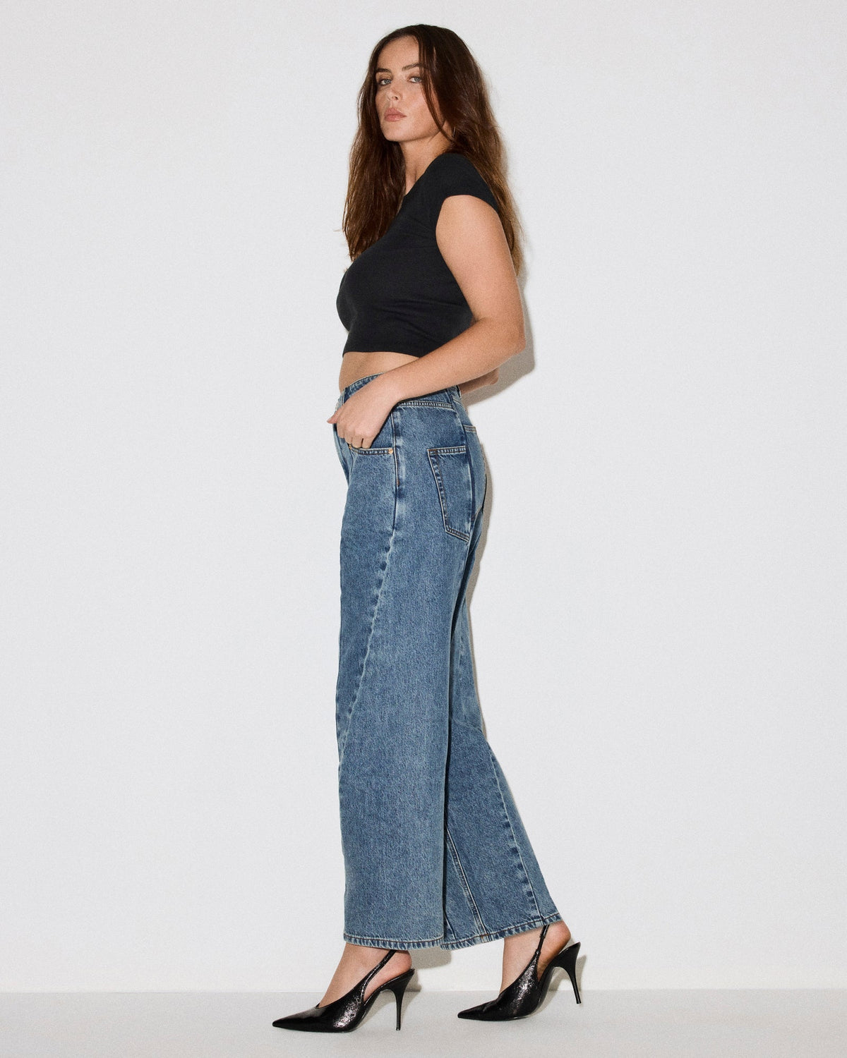 THE SEAMED SYDNEE JEAN IMPERIAL BLUE