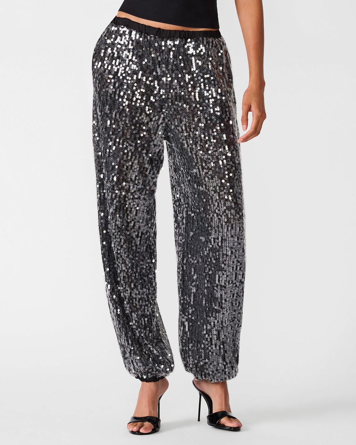TIFFANEE PANT BLACK SEQUIN