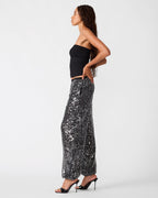 PANTALON TIFFANEE À PAILLETTES NOIR