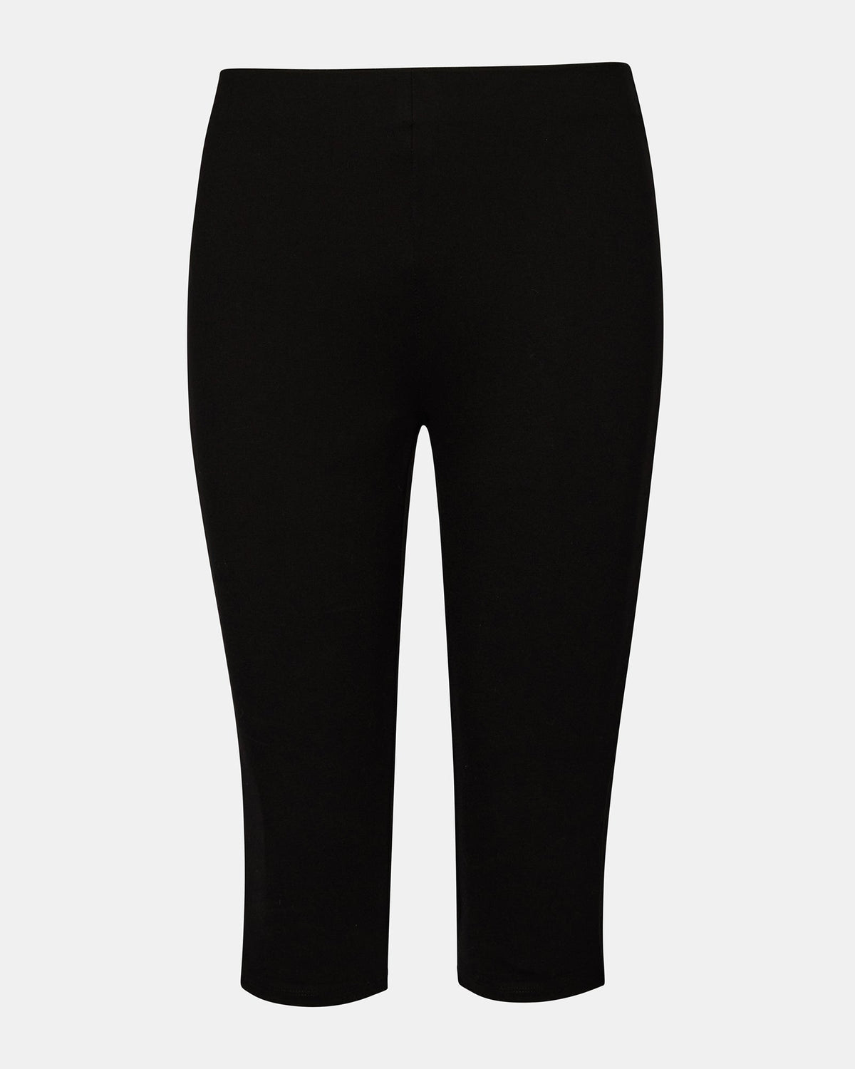 TERI KNIT CAPRI BLACK