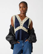 ELINOR TOP MIDNIGHT - MIDNIGHT / XXS