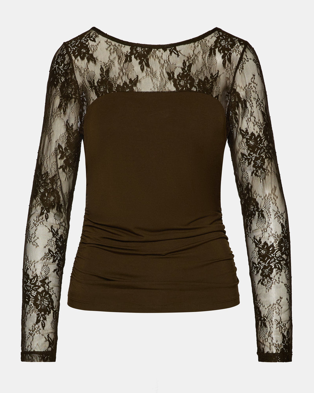 REESE KNIT TOP DARK ESPRESSO