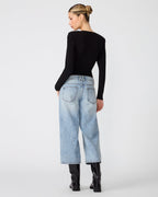 HAUT EN MAILLE SELINE NOIR