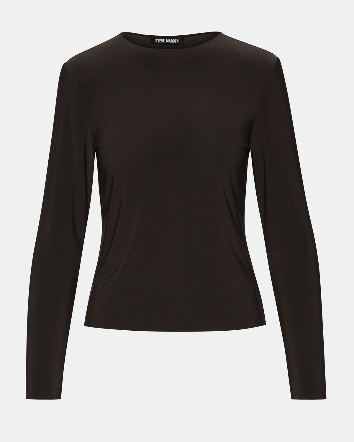 SELINE KNIT TOP DARK ESPRESSO