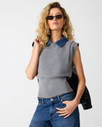 KELSON SWEATER CHARCOAL - CHARCOAL / XXS