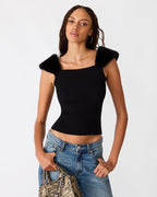 HAUT SWEATER MADELYN NOIR