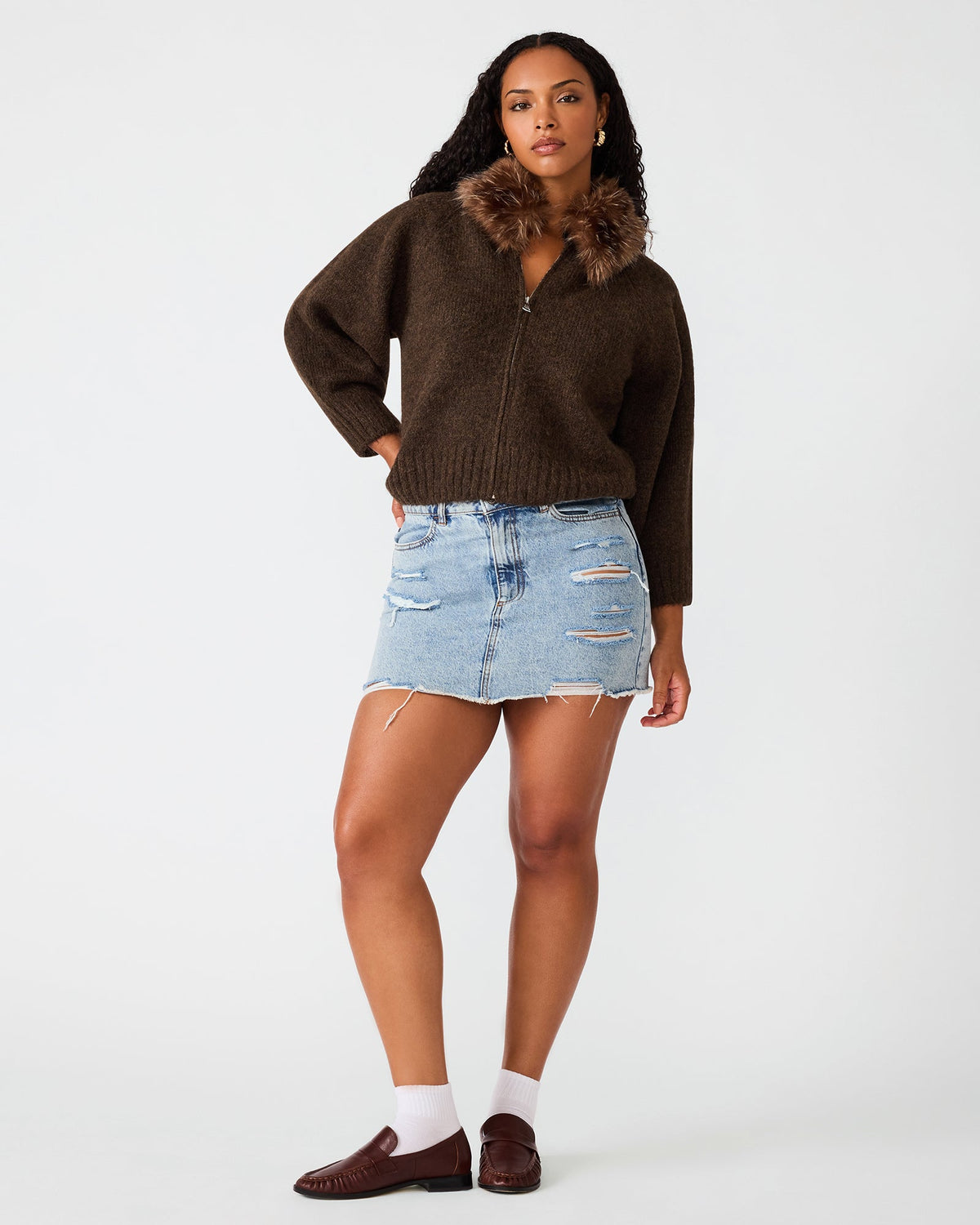 ODESSA SWEATER DARK ESPRESSO
