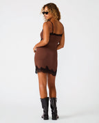 ROBE LAURINE CHOCOLAT RÂPÉ