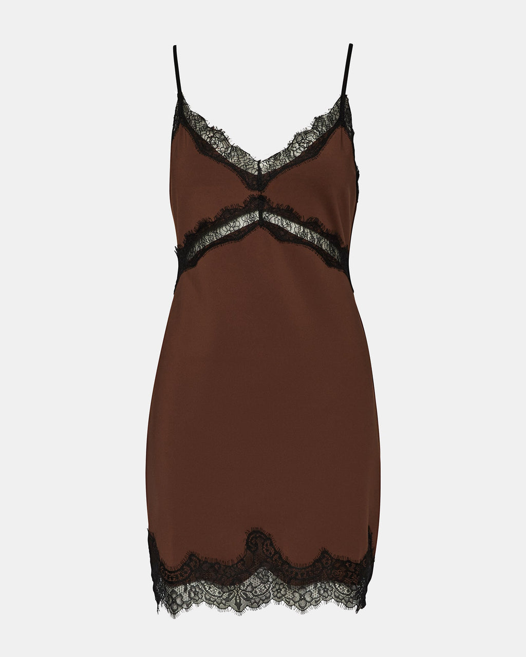 LAURINE DRESS SHAVED CHOCOLATE