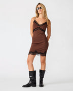 ROBE LAURINE CHOCOLAT RÂPÉ