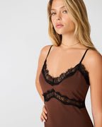 ROBE LAURINE CHOCOLAT RÂPÉ