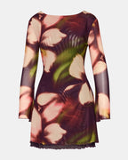 ROBE LARISA À MOTIF FLEURI FLOU