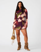 ROBE LARISA À MOTIF FLEURI FLOU