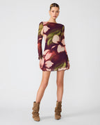 ROBE LARISA À MOTIF FLEURI FLOU