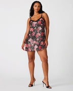 ROBE RIANNA ROSE GIVRÉ