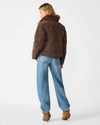 BERWIN COAT DARK TOFFEE