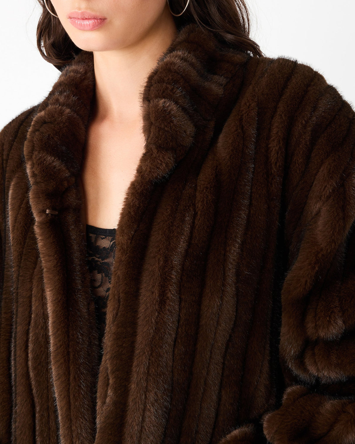 PECLAIR COAT WOLF BROWN