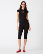 KEYHOLE TOP BLACK