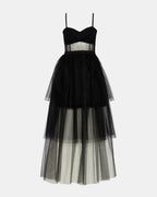 EMILY TULLE DRESS BLACK