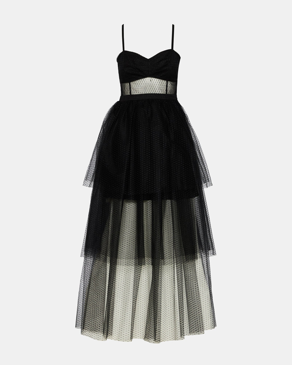 EMILY TULLE DRESS BLACK