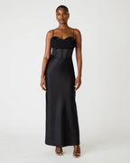 CARMELA DRESS BLACK - BLACK / XXS